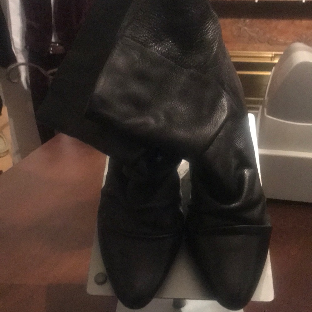 Steven madden aplegate black boots 7